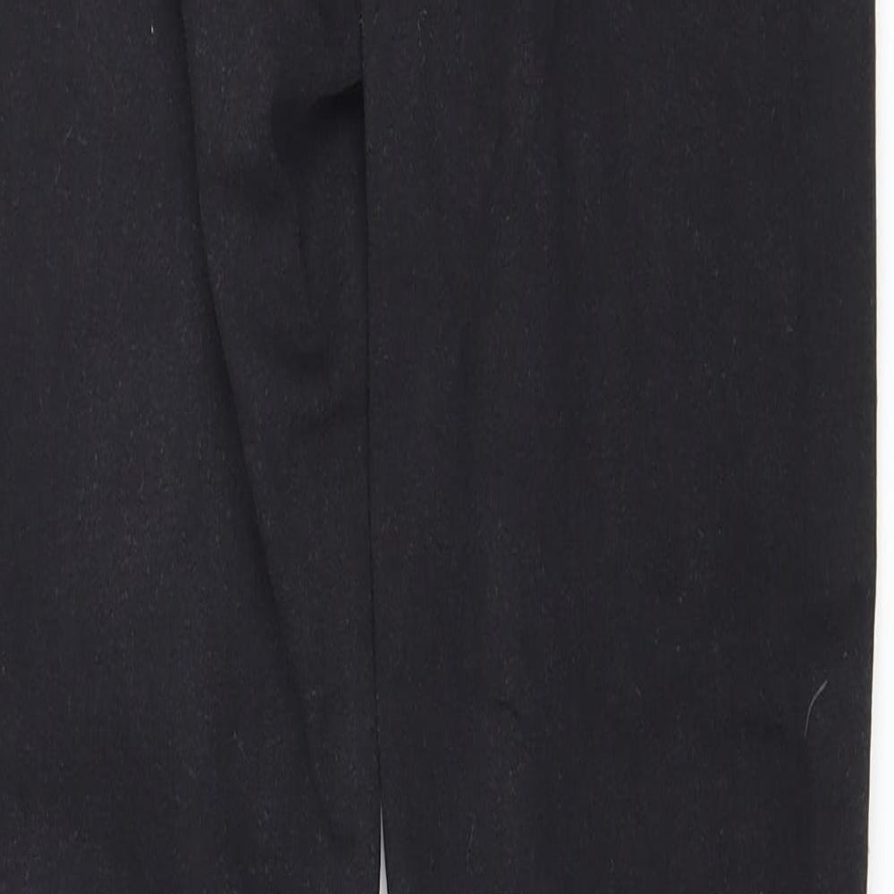 Brand and care label for FC Jeans women’s black denim skinny jeans, size UK 10, 28-inch leg
