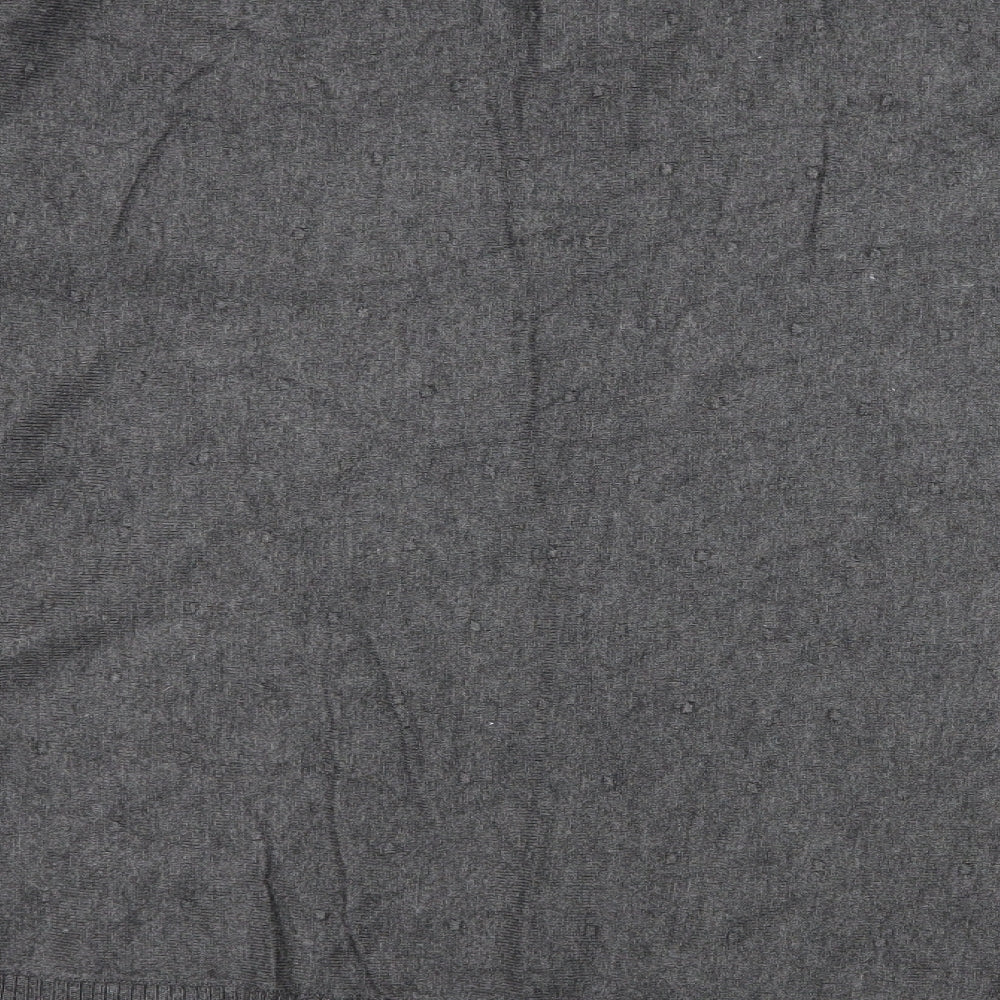 Brand and care label for Paramour women’s grey knit jumper, size XL, - embellished shoulders