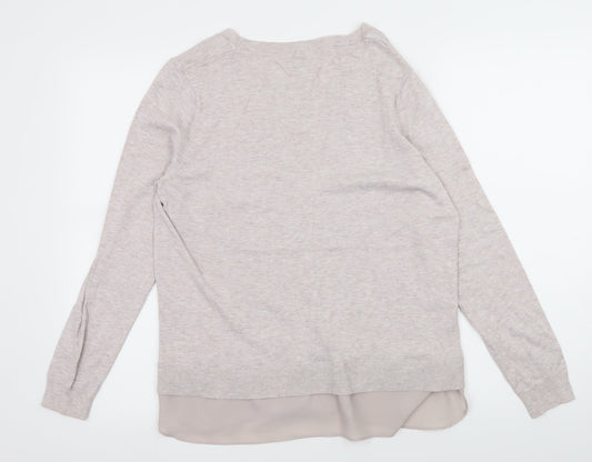 RJR.John Rocha Womens Pink Knit Pullover Jumper Size 14