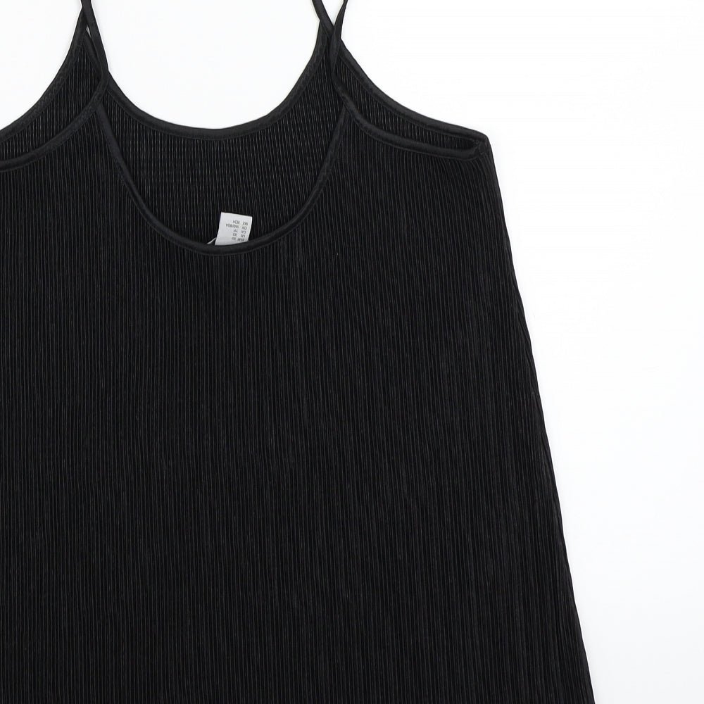 H&M Womens Black Basic T-Shirt Size XS