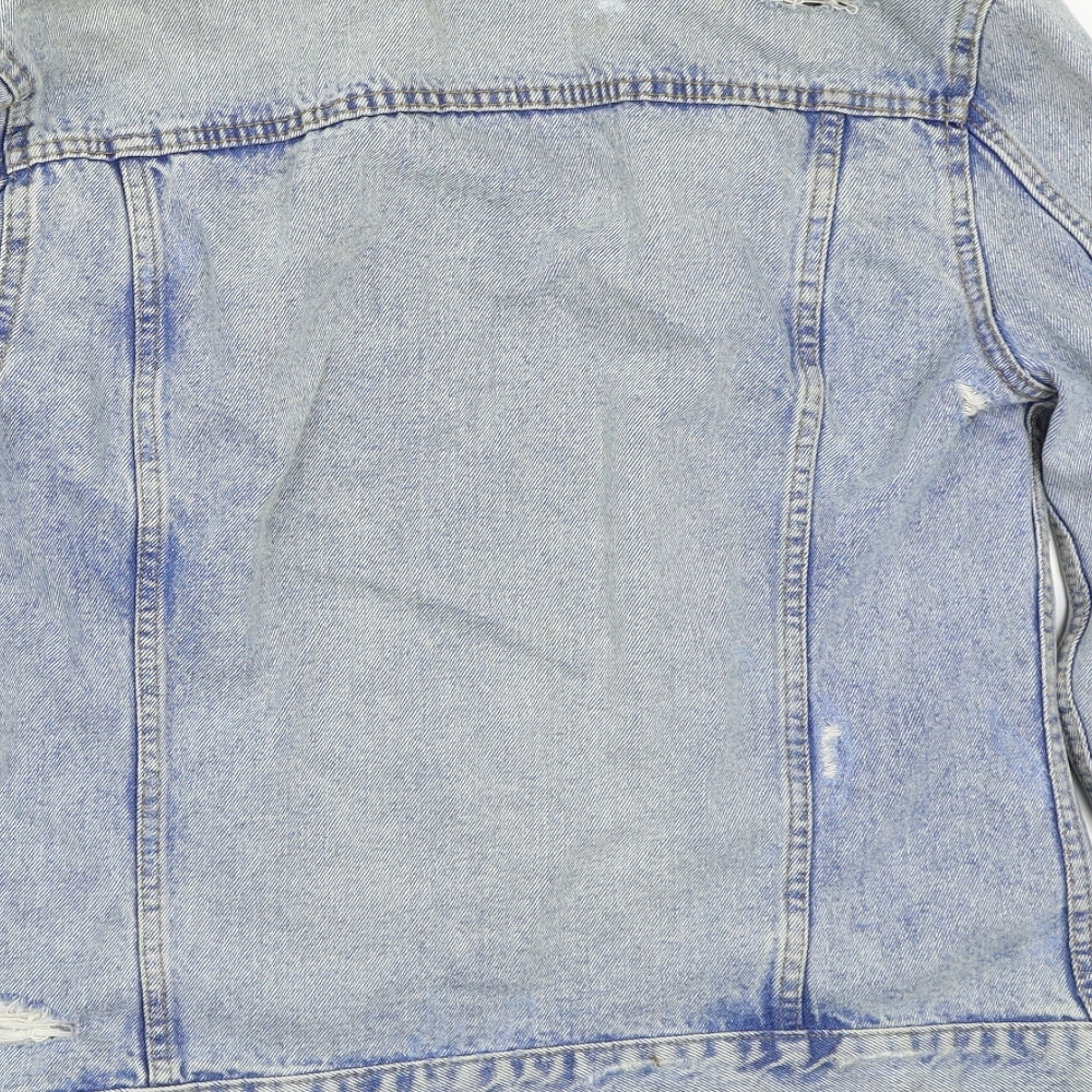 Newlook Womens Blue Jacket Coat Size 8