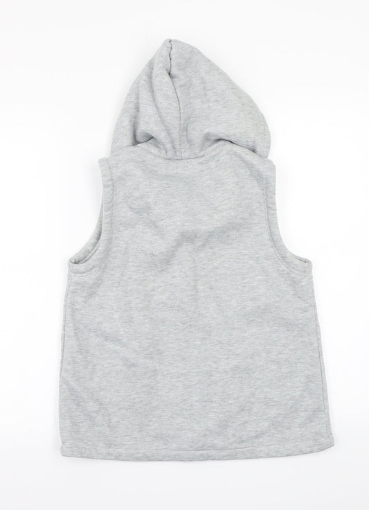 Preworn Womens Grey Gilet Coat Size 2