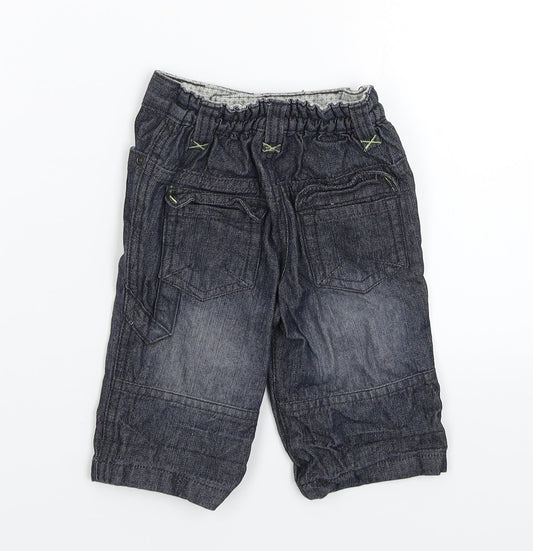 Baby Boutique Baby Blue Denim Capri Jeans Size 3-6 Months