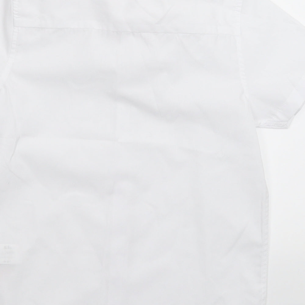 NEXT Boys White Basic Button-Up Size 7 Years