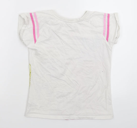 F&F Boys White Basic T-Shirt Size 9-10 Years