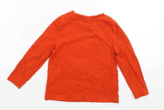 George Boys Orange Basic T-Shirt Size 18-24 Months