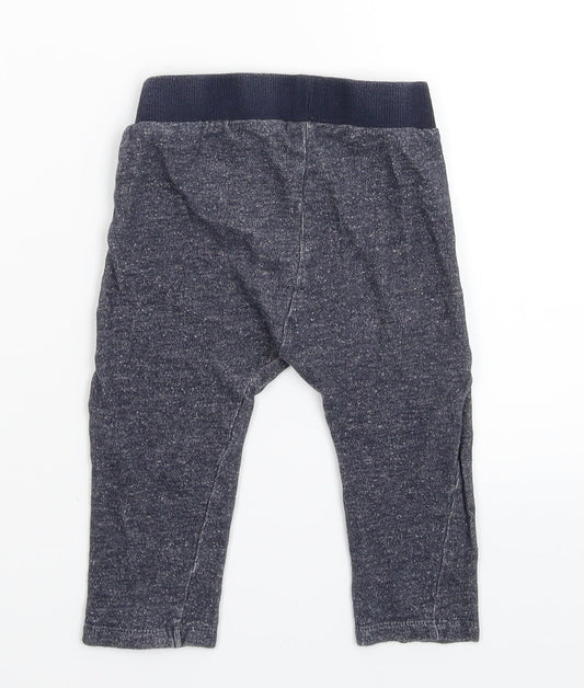 Nutmeg Boys Blue Jogger Trousers Size 12-18 Months