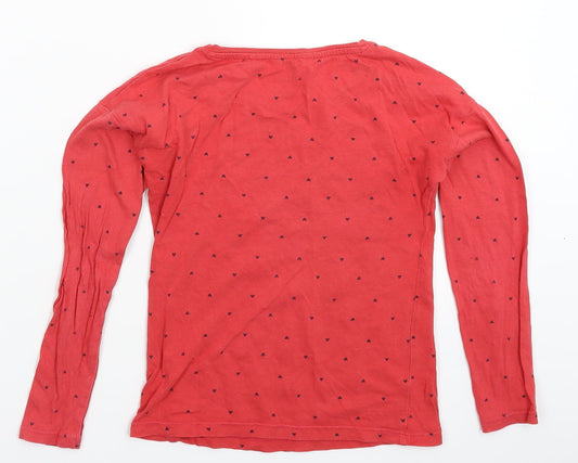 Cool Club Girls Red Basic T-Shirt Size 9-10 Years