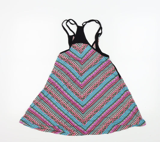 ocean club Girls Multicoloured Geometric Fit & Flare Size 6-7 Years