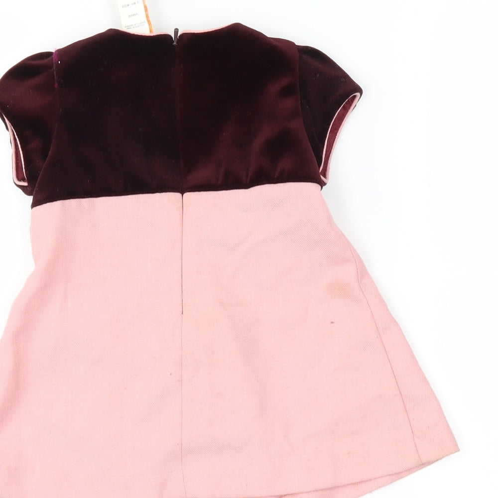 Preworn Boys Pink Shift Size 12 Months