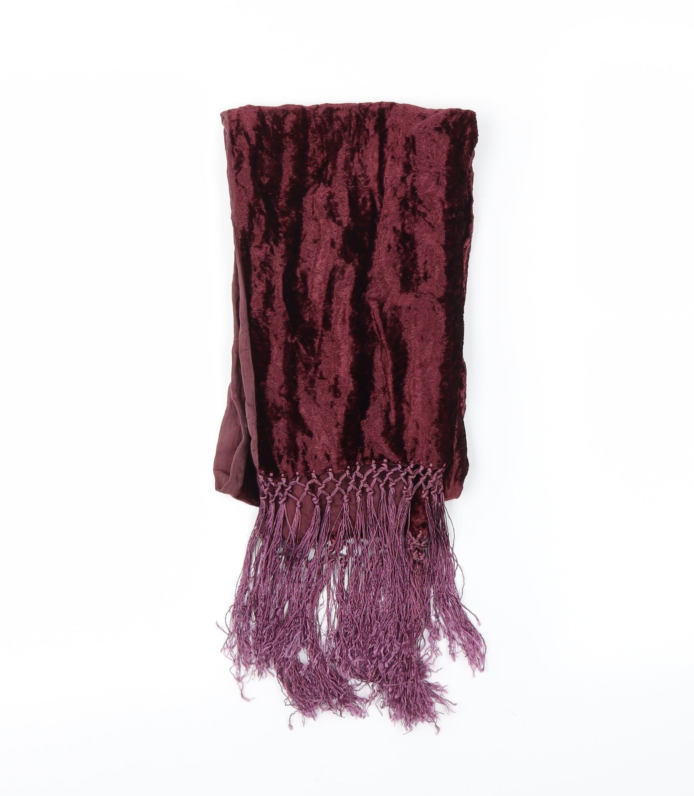 Preworn Unisex Red Scarf One Size