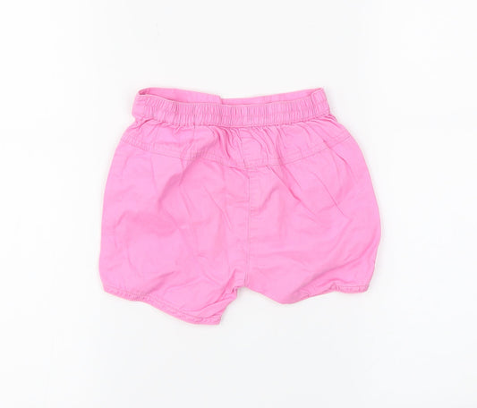 bambini Girls Pink Cropped Leggings Size 12-18 Months