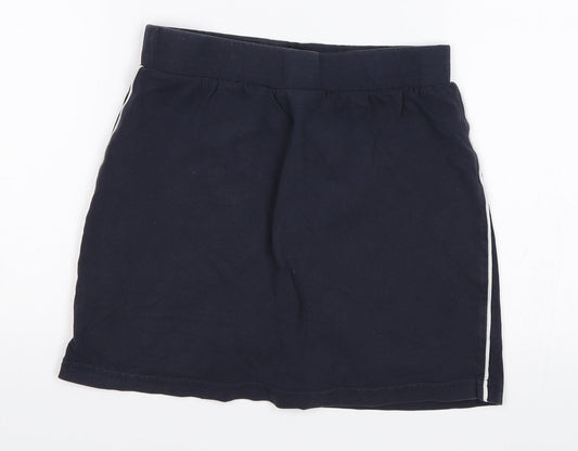 TU Girls Blue Straight & Pencil Skirt Size 10 Years - School