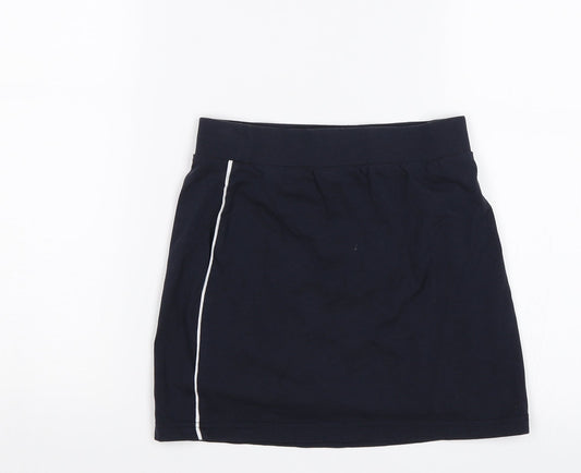 TU Girls Blue Straight & Pencil Skirt Size 9 Years - School