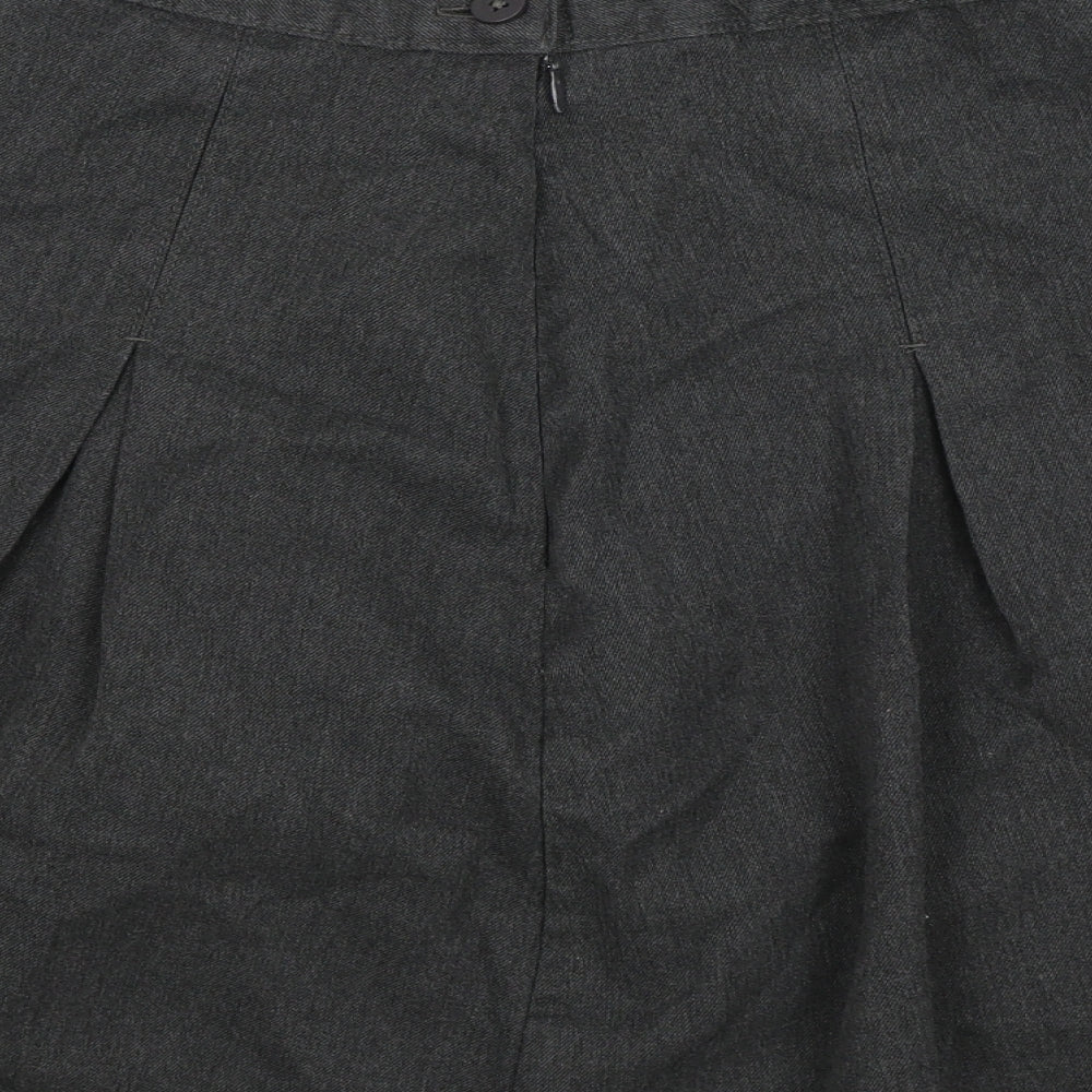 Brand and care label for Marks & Spencer girls’ grey straight & pencil skirt, size 11-12, years - school