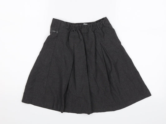 TU Girls Grey Straight & Pencil Skirt Size 9 Years - School
