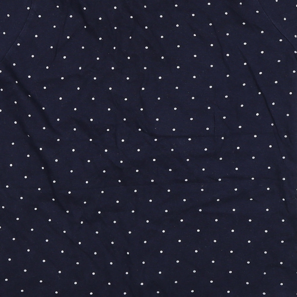 Primark Girls Blue Polka Dot Basic T-Shirt Size 11-12 Years - Just be you