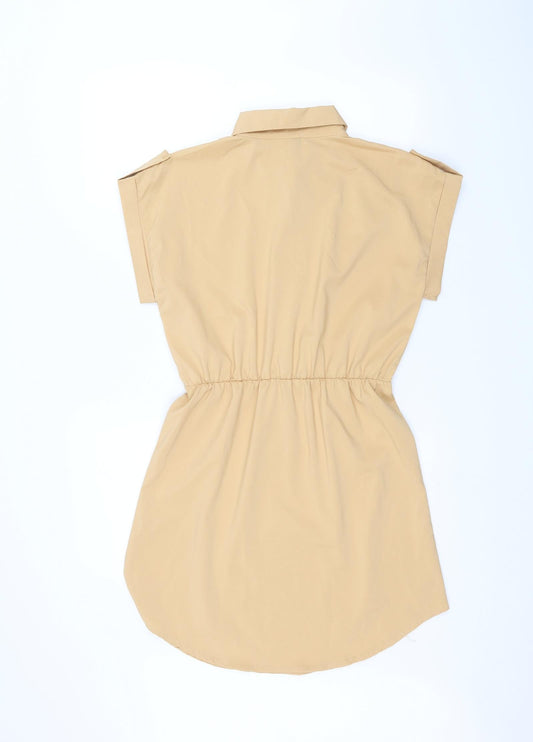 Oioninos Womens Brown A-Line Size L