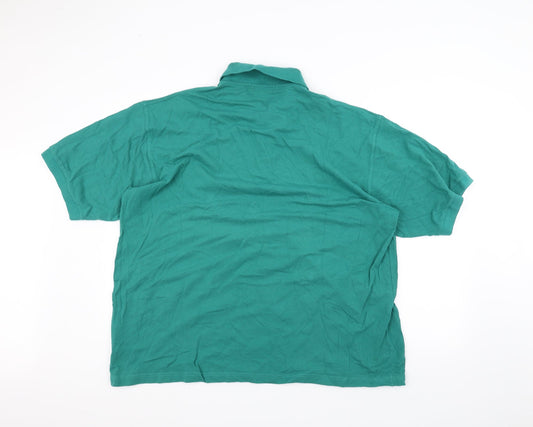 Antartex Mens Green Polo Size XL