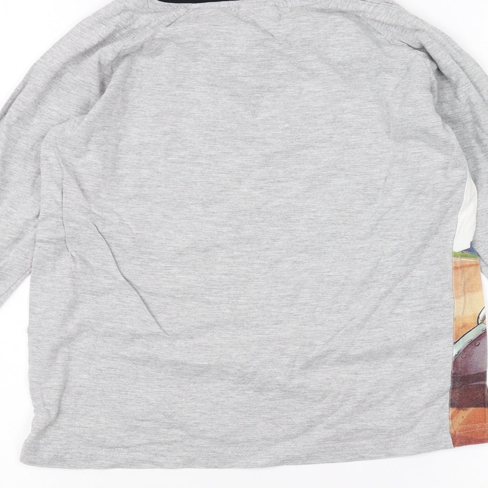 Angry Birds Boys Grey Basic T-Shirt Size 9-10 Years - Angry Birds