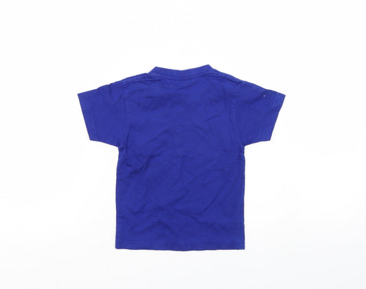 safon Boys Blue Basic T-Shirt Size 2 Years
