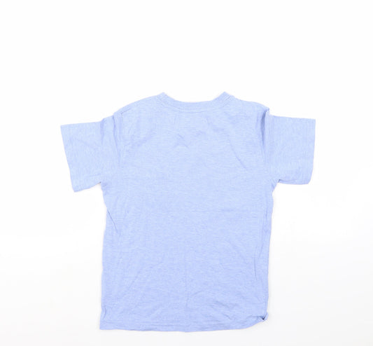 Rebel Boys Blue Basic T-Shirt Size 11-12 Years