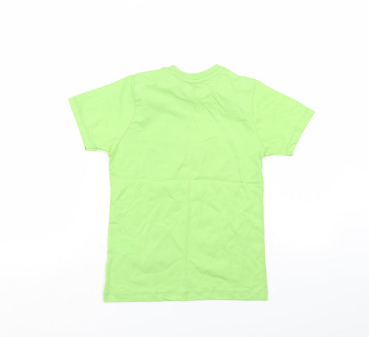 Kool Kids Boys Green Basic T-Shirt Size 10 Years