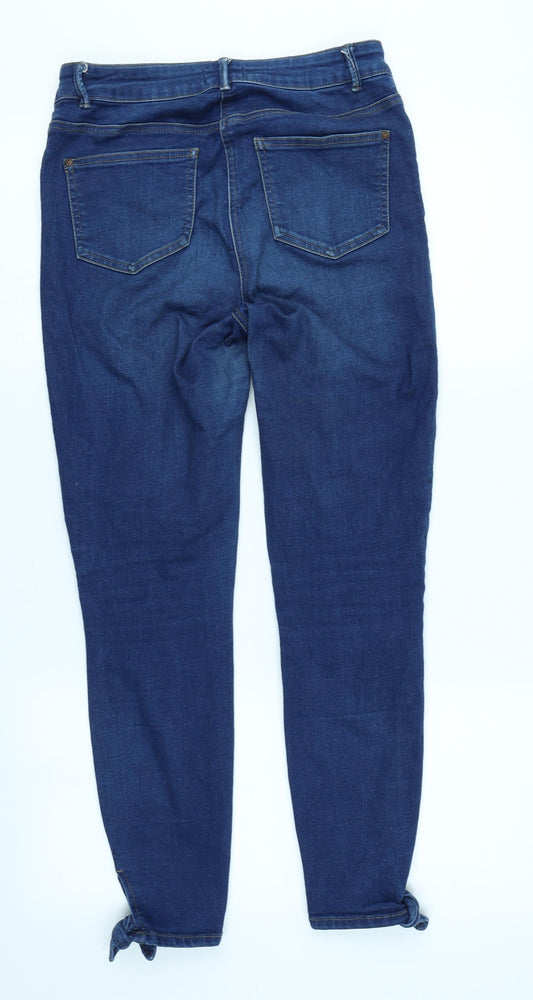 Matalan Womens Blue Denim Skinny Jeans Size 10 L26 in