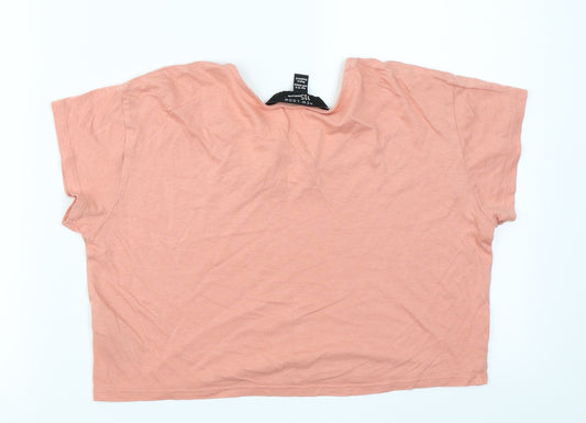 915 Generation Girls Pink Cropped T-Shirt Size 10-11 Years