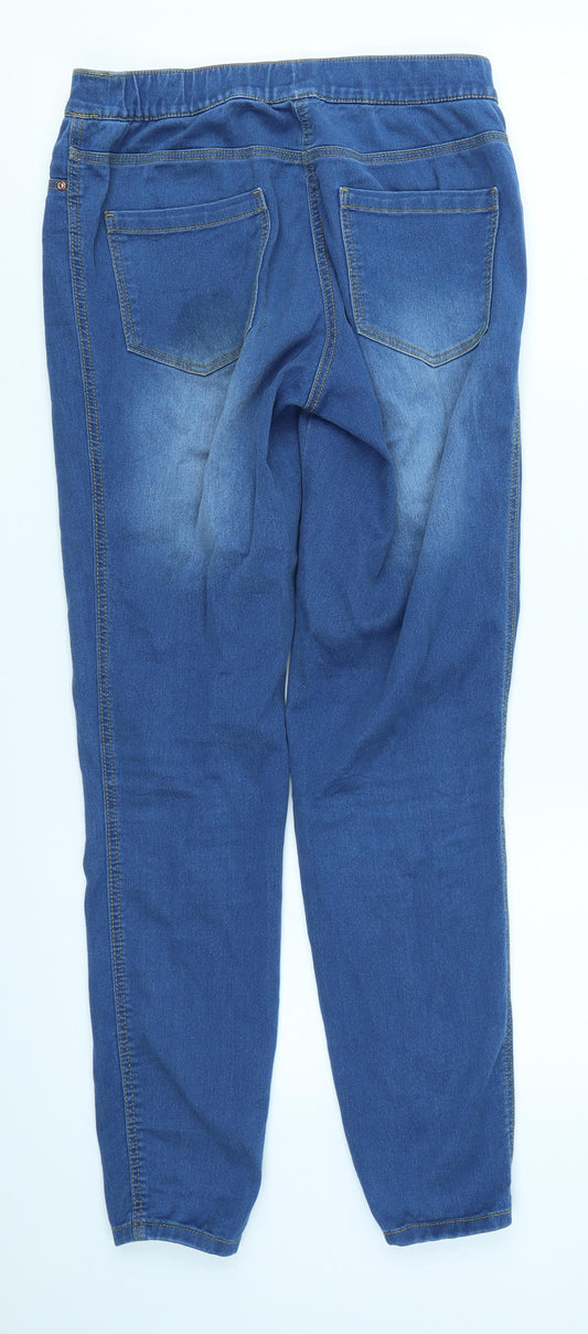 Nutmeg Womens Blue Jegging Jeans Size 10 L27 in