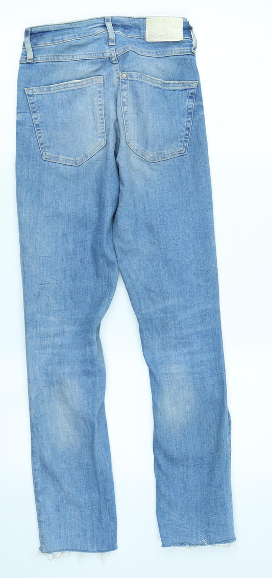 &Denim Womens Blue Denim Skinny Jeans Size 26 in L27 in