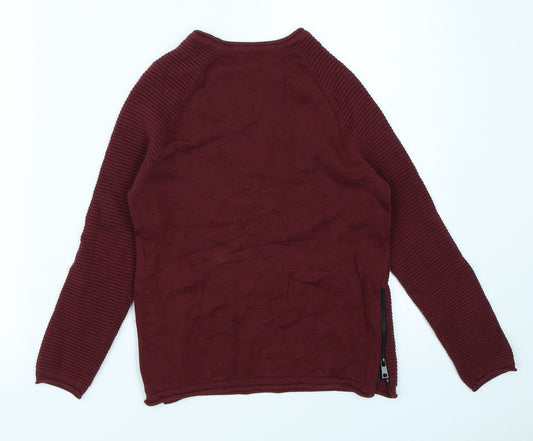 Primark Boys Red Pullover Sweatshirt Size 7-8 Years