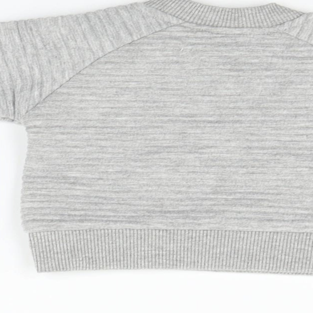 Earlydays Girls Grey Pullover Jumper Size 0-3 Months