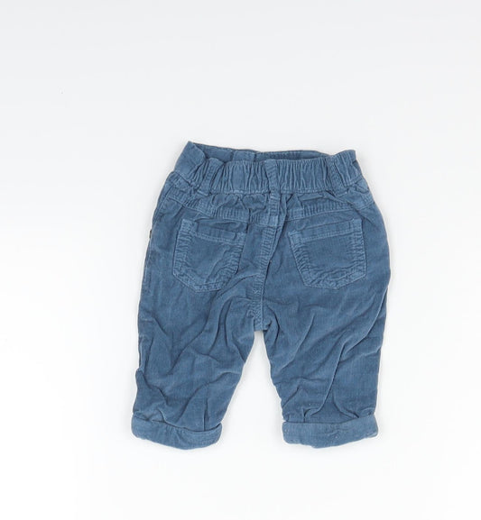 Holly Willoughby Boys Blue Cargo Trousers Size 0-3 Months