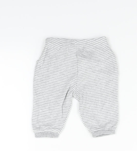 Earlydays Girls Grey Jogger Trousers Size 0-3 Months