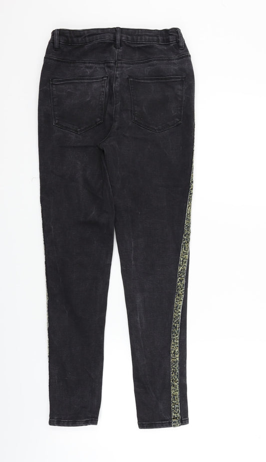 Candy Girls Black Straight Jeans Size 13 Years