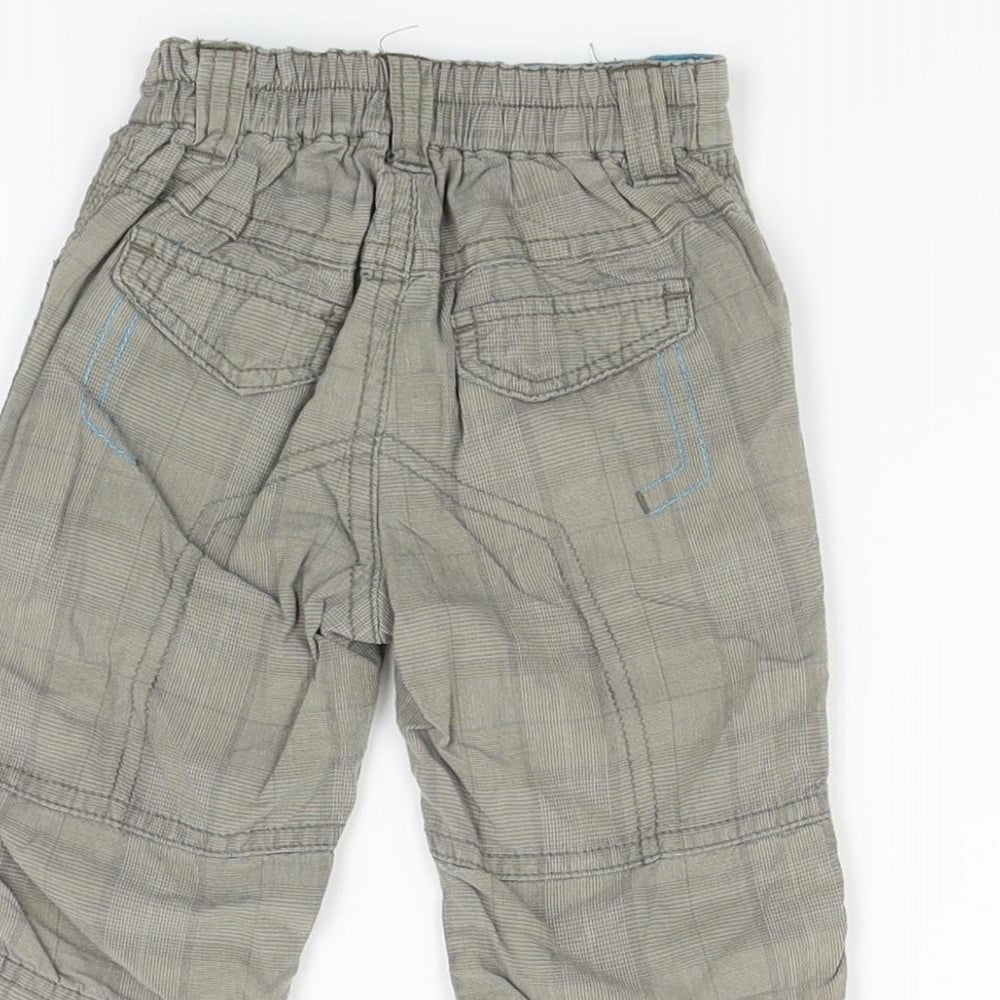 Mothercare Boys Beige Jogger Trousers Size 0-3 Months