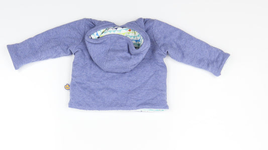 Marks and Spencer Boys Blue Pullover Jumper Size 3-6 Months