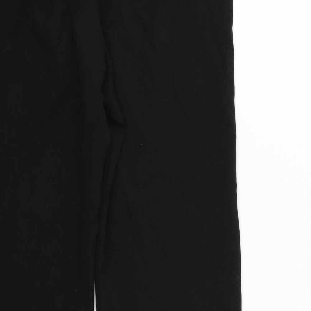 Preworn Womens Black Trousers Size 6 L22 in