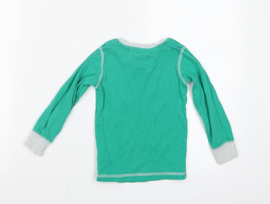 NEXT Boys Green Geometric Pyjama Top Size 2-3 Years