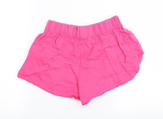 Primark Womens Pink Sweat Shorts Size 6