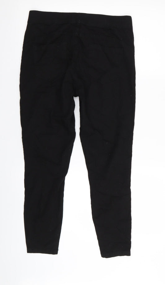 denim and co Womens Black Jegging Leggings Size 10 L26 in