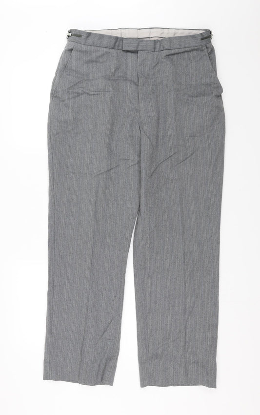 Charles James Mens Grey   Trousers  Size 34 in L28 in