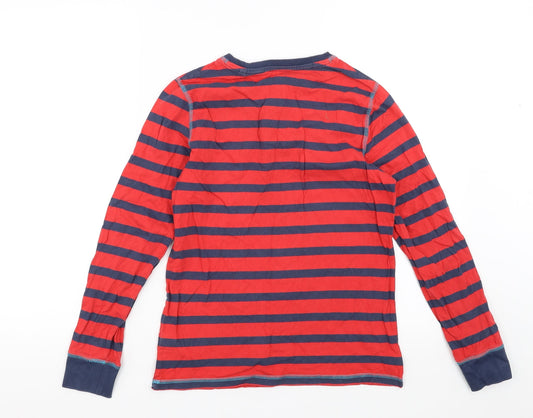 NEXT Boys Red Striped Pyjama Top Size 12 Years