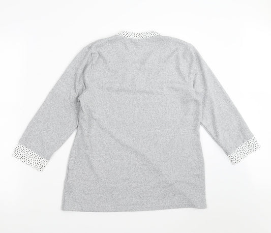 Bonmarché Womens Grey Pullover Jumper Size 12