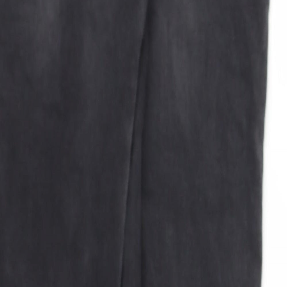 Preworn Womens Black Skinny Jeans Size 32 L32 in