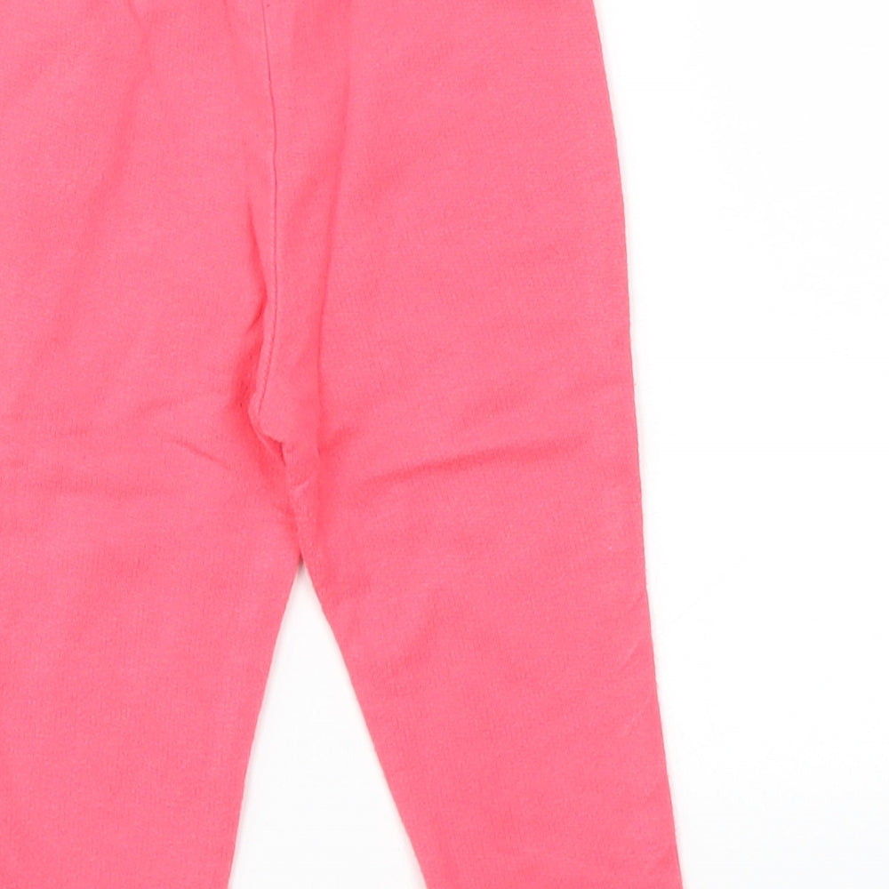 George Girls Pink Capri Leggings Size 9-12 Months