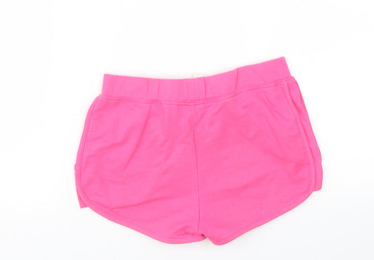I love girls wear Girls Pink Cut-Off Shorts Size 9 Years