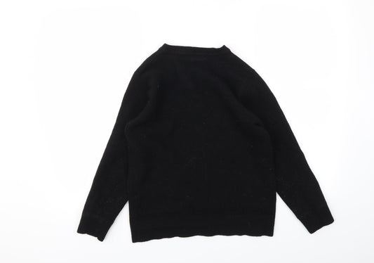 Next Boys Black Pullover Sweatshirt Size M