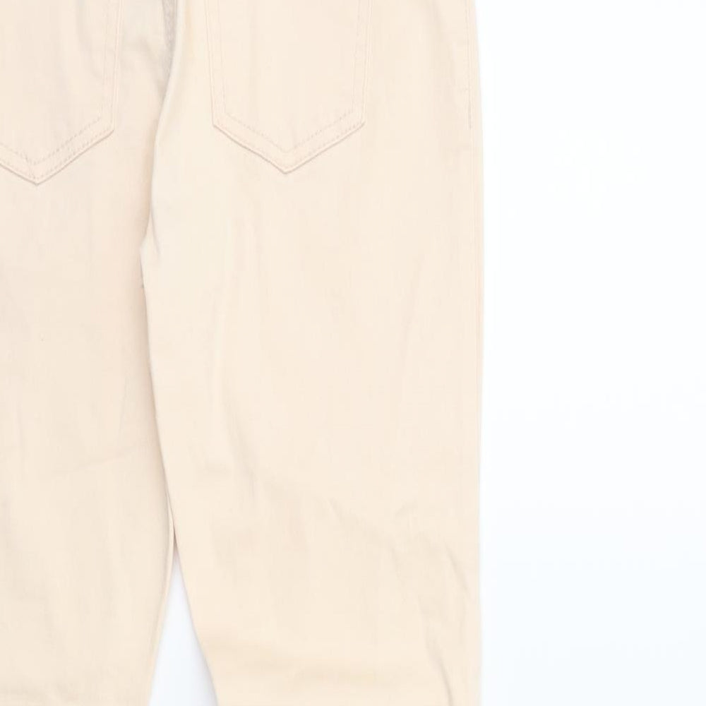 Denim & Co. Girls Beige Denim Skinny Jeans Size 10-11 Years